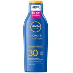 Lotiune Nivea Sun Protect & Moisture, SPF 30, 200 ml
