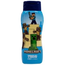 Gel Dus si Sampon 2 in 1 Air Val Minecraft, 500 ml