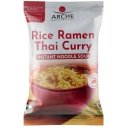 Ramen din Orez in Stil Thai Curry Bio, Arche Naturkuche - Asia, 72 g