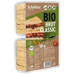 Paine Alba de Toast Fresh Bio, fara Gluten, 400 g