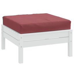 Perna de paleti, melanj rosu, 60x60x10 cm, material textil GartenMobel Dekor