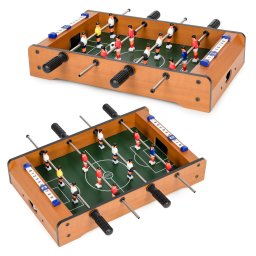 Mini foosball Homelux din lemn pentru copii 3+ cu 2 mingi si tabela scor