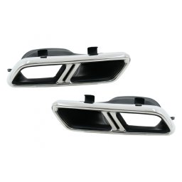 Ornamente evacuare Mercedes AMG din inox 304 pentru C/E/S/GLE/GLC