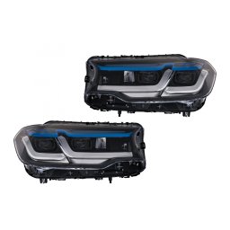 Faruri LED BMW Seria 5 G30 G31 Sedan Touring 2017-2019, Design LCI