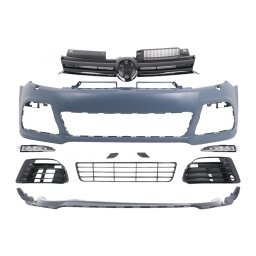 Bara fata VW Golf 6 VI 2008-2013 R20 Look cu grile si lumini DRL
