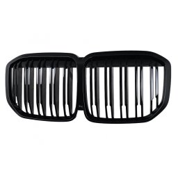 Grila centrala BMW X7 G07 (2018-2022) M Design, negru lucios