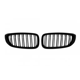 Grile rinichi negre cu fante duble pentru BMW Seria 3 GT F34 2013-2018