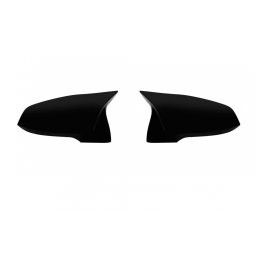 Capace oglinzi tip M pentru BMW Seria 1 F40, Seria 2 F44, X1 F48, X2 F39, lac negru