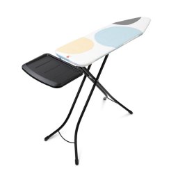 Masa de calcat Brabantia B 1003358, 124x38 cm, 7 pozitii de reglare, Suport generator de abur, PerfectFlow, Multicolor