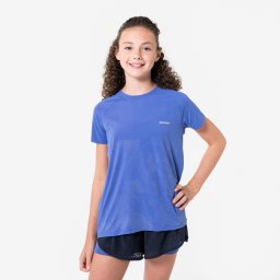 Tricou de alergare fără cusături KIPRUN Run 900 Light Mov Fete