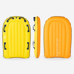 Placă bodyboard gonflabilă tandem Galben și portocaliu