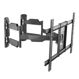 STAND de perete, colt de camera LOGILINK, pt 1 TV/monitor plat, curbat, diag. max 70 inch, inclinare, pivotare, orizontala, max 45 Kg, BP0047