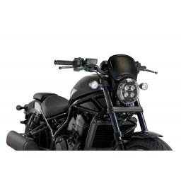 Windshield PUIG FRONTAL PLATE carbon Look
