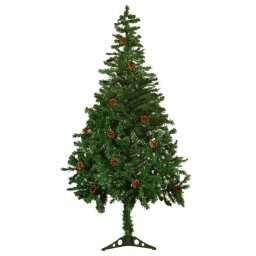 Brad de Craciun artifcial cu conuri 150 cm
