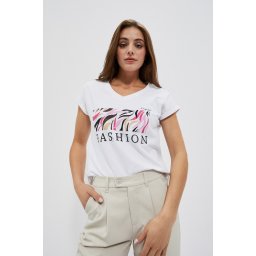 Marisse Women's T-Shirt L-Ts-4004 White