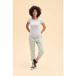 Iconic 195 Ringspun Premium Premium Fruit of the Loom Women's T-shirt