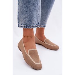Mocasini de damă Selisa, maro deschis