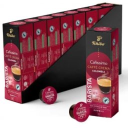 Cutie 10 capsule cafea Tchibo Cafissimo Caffe Crema Barista Colombia, 8 buc/set