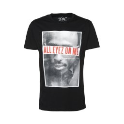 Mister Tee Tricou '2Pac All Eyez On Me' negru