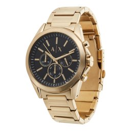 ARMANI EXCHANGE Ceas analogic auriu / negru
