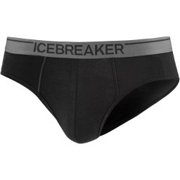 ICEBREAKER Chiloți sport gri bazalt / negru