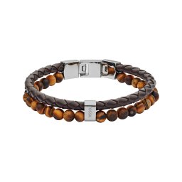 FOSSIL Brățară maro caramel / ciocolatiu