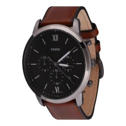 FOSSIL Ceas analogic maro / gri bazalt
