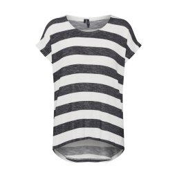VERO MODA Tricou 'VMWide' negru / alb