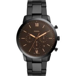 FOSSIL Ceas analogic 'Neutra Chrono' maro / negru