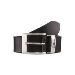 TOM TAILOR Curea negru / argintiu