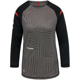 Hummel Tricou funcțional 'Pro XK Game' gri grafit / roșu deschis / negru / alb