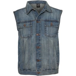 Urban Classics Vestă albastru denim
