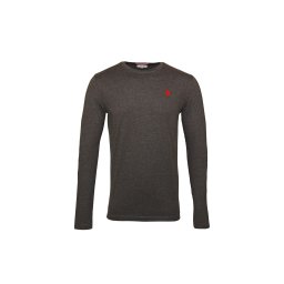 U.S. POLO ASSN. Tricou pământiu / roșu