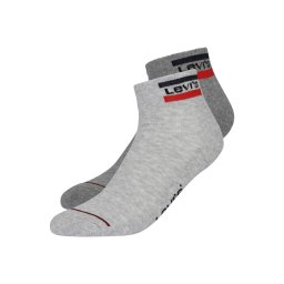 LEVI'S ® Șosete gri amestecat / roșu deschis