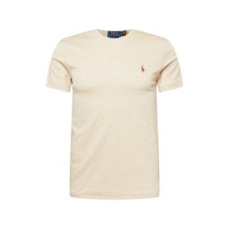 Polo Ralph Lauren Tricou bej amestecat / maro caramel / corai / negru