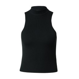 Urban Classics Top brodat negru