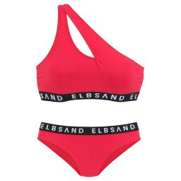Elbsand Costum de baie două piese roși aprins / negru / alb