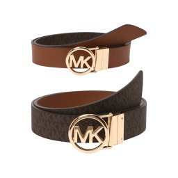 MICHAEL Michael Kors Curea maro coniac / maro închis