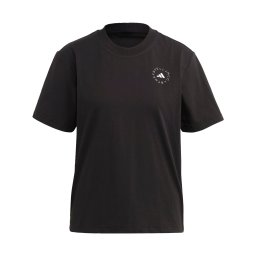 ADIDAS BY STELLA MCCARTNEY Tricou funcțional 'TrueCasuals' negru / alb