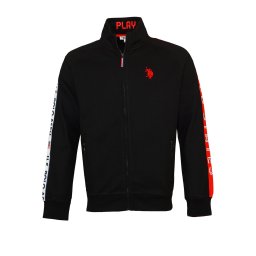 U.S. POLO ASSN. Hanorac 'Tarv' bleumarin / roșu / negru / alb