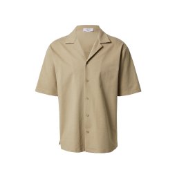 DAN FOX APPAREL Cămașă 'Roman' bej închis