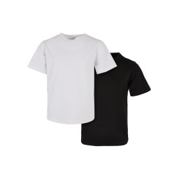 Urban Classics Tricou negru / alb