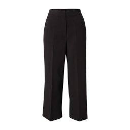 NÜMPH Pantaloni cu dungă 'RONJA' negru