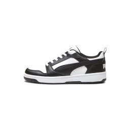 PUMA Sneaker low 'Rebound V6' negru / alb