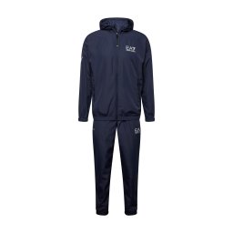 EA7 Emporio Armani Haine de casă albastru marin / alb