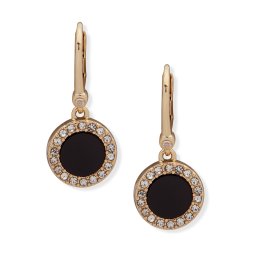 DKNY Cercei auriu / negru / alb