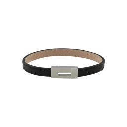 Calvin Klein Brățară negru / argintiu