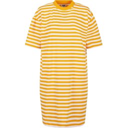 Urban Classics Rochie galben curry / alb