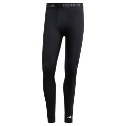 ADIDAS PERFORMANCE Pantaloni sport 'TECHFIT Compression Training Long' negru / alb