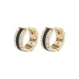 DKNY Cercei auriu / negru / transparent
